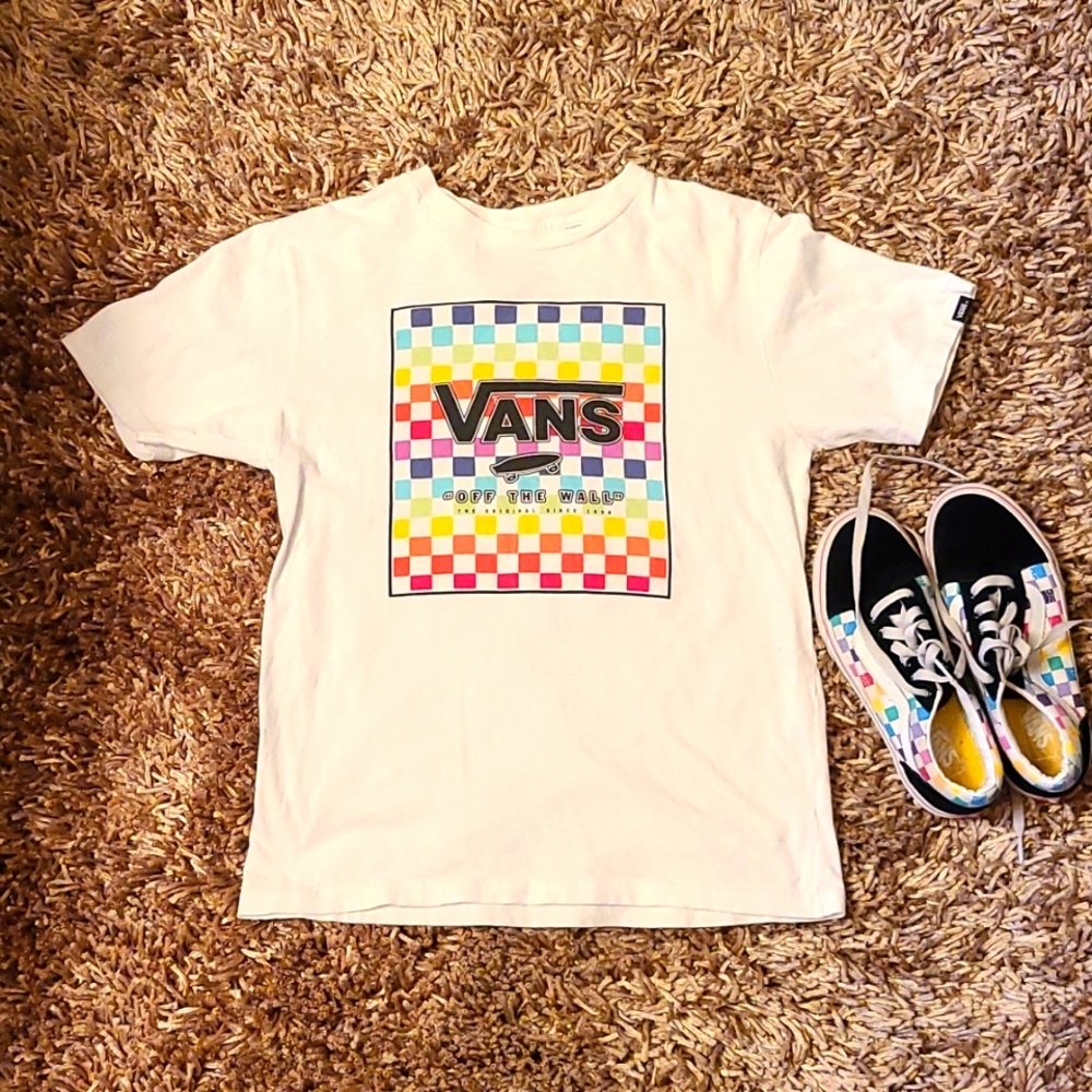 Vans Shirt 10/12 and Matching Shoes 3.5